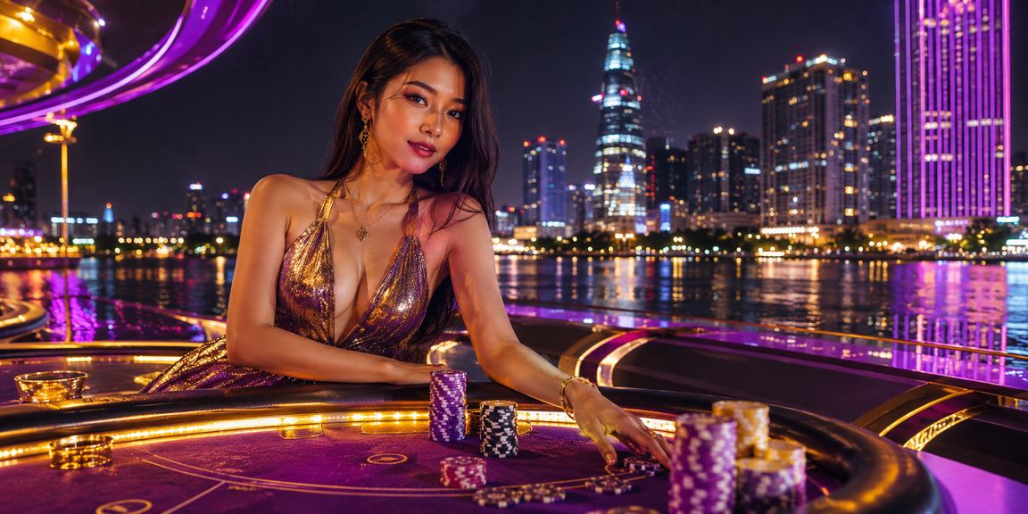 Không gian giải trí casino neon sôi động ven sông Mekong truyền cảm hứng cho ứng dụng vtc7