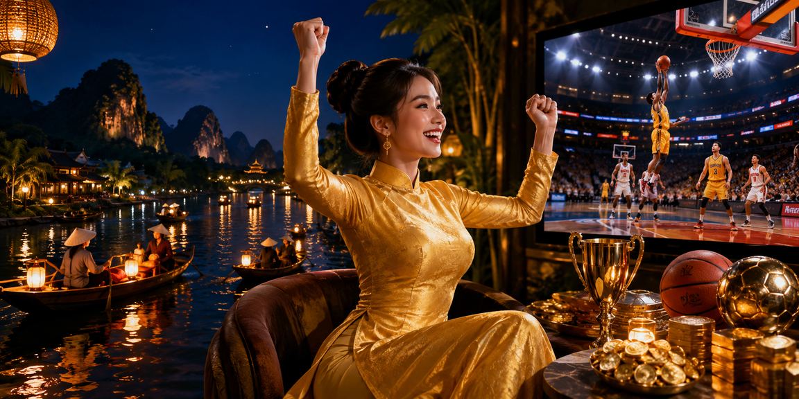 Giao diện cá cược casino tại Việt Nam với màn hình điện thoại hiển thị bảng kèo và thông tin trận đấu